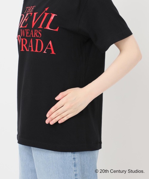 GOOD ROCK SPEED(グッドロックスピード)の「GOOD ROCK SPEED / グッドロックスピード / Devil Wears Prada / Logo Print T-SHIRT(Tシャツ/カットソー・レディース・ブラック・MEDIUM/SMALL)」の8枚目の写真