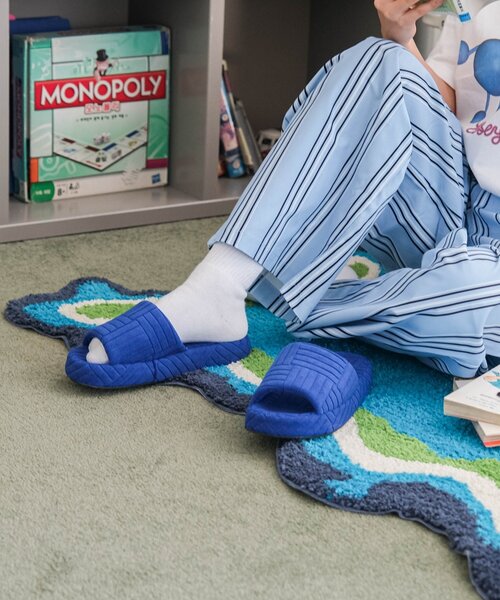 BIRTHDAY BAR(バースデイバー)の「【BANACO バナコ】VIVID TERRY ROOM SLIPPER M(ルームシューズ/スリッパ・レディース・ブラック/オレンジ/ブルー・0)」の8枚目の写真