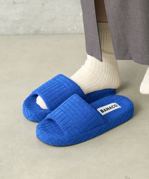 BIRTHDAY BAR(バースデイバー)の「【BANACO バナコ】VIVID TERRY ROOM SLIPPER M(ルームシューズ/スリッパ・レディース・ブラック/オレンジ/ブルー・0)」の10枚目の写真