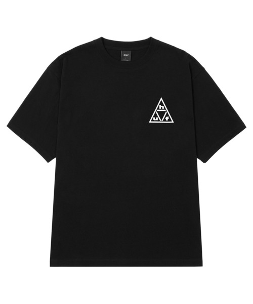 HUF(ハフ)の「TRIPLE TRIANGLE TEE(Tシャツ/カットソー・メンズ・ブラック/ホワイト・S/M/L/XL/XXL)」の15枚目の写真