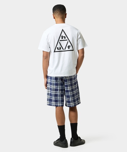 HUF(ハフ)の「TRIPLE TRIANGLE TEE(Tシャツ/カットソー・メンズ・ブラック/ホワイト・S/M/L/XL/XXL)」の8枚目の写真