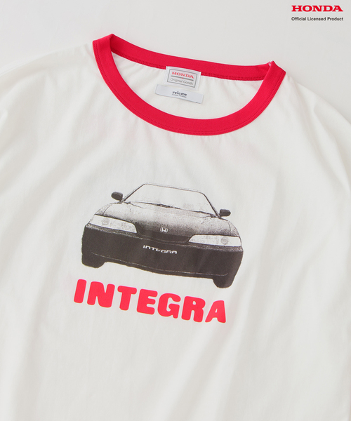 JOURNAL STANDARD relume(ジャーナルスタンダード レリューム)の「Honda / ホンダ 別注 インテグラ リンガー Tシャツ(Tシャツ/カットソー・メンズ・ホワイト/ホワイト×ホワイト・LARGE/MEDIUM)」の3枚目の写真