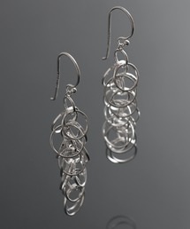 【YArKA/ヤーカ】multiple circles design earring(pierce) [tju SICA15] / 多重円のデザインピアス