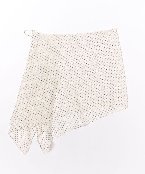 apres jour clair(アプレジュールクレア)の「【apres jour clair】ドット柄シアー巻きスカート(スカート・レディース・ホワイト系その他・FREE)」の4枚目の写真