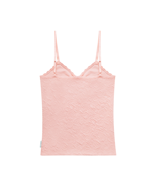MIRECO(ミレコ)の「FLOWER EMBOSSED SLEEVELESS BABY PINK(Tシャツ/カットソー・レディース・その他・FREE)」の5枚目の写真