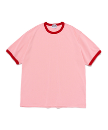 TAILOR STUDIO（テーラースタジオ）の「ヘリテージリンガーTシャツ（ピンク）（Tシャツ/カットソー）」