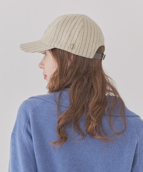 Chapeau d' O(シャポードオー)の「Chapeau d' O Embloided Patch Cap / シャポードオー(キャップ・レディース・グレー/ベージュ/グリーン・FREE)」の13枚目の写真