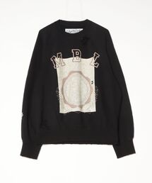 my beautiful landlet | 【my beautiful landlet】 DAMAGE SWEATSHIRT - print(スウェット)