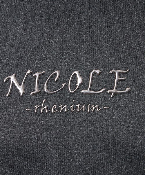 HIDEAWAYS NICOLE(ハイダウェイニコル)の「【WEB限定】ストレッチポンチジェルプリントVネック長袖Tシャツ(Tシャツ/カットソー・メンズ・チャコールグレー/ブラック/オフホワイト/ボルドー・X-LARGE/LARGE/MEDIUM)」の15枚目の写真