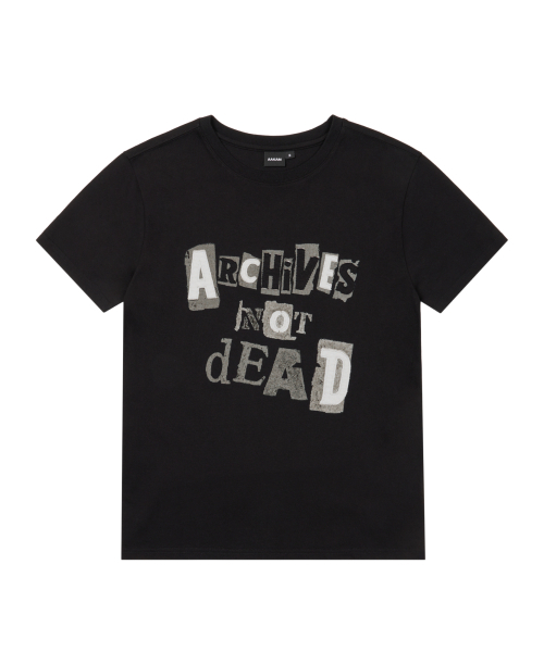 AAKAM(アーカム)の「Archives Not Dead Half Top (Black)(Tシャツ/カットソー・レディース・その他・1/2/3)」の2枚目の写真