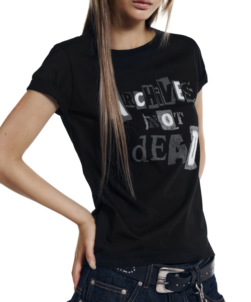 AAKAM(アーカム)の「Archives Not Dead Half Top (Black)(Tシャツ/カットソー・レディース・その他・1/2/3)」の4枚目の写真