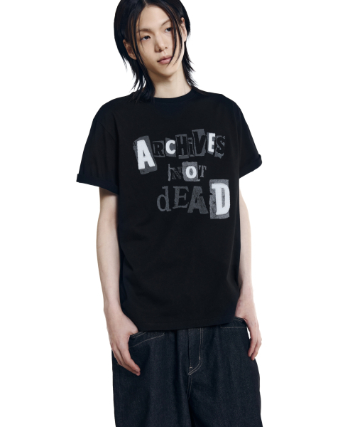 AAKAM(アーカム)の「Archives Not Dead Half Top (Black)(Tシャツ/カットソー・レディース・その他・1/2/3)」の6枚目の写真
