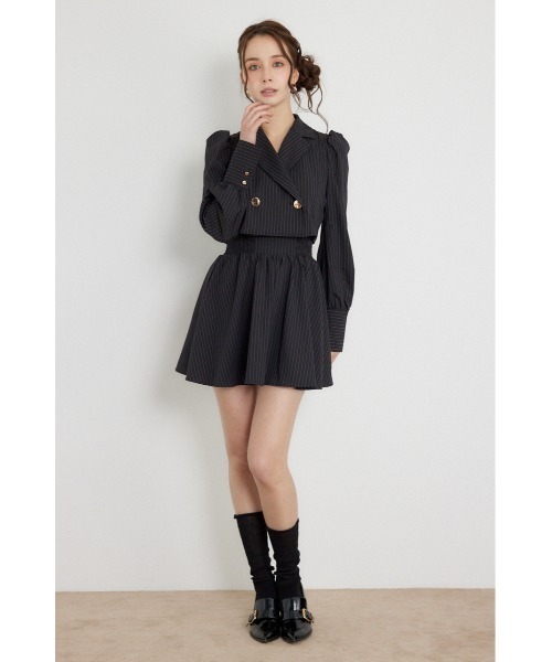 rienda(リエンダ)の「【AW先行アイテム】テーラードデザインミニワンピース 秋服(ワンピース・レディース・ブラウン/ブラック/ネイビー・SMALL/MEDIUM)」の22枚目の写真