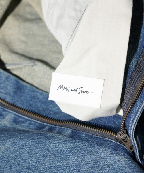 MAUI and Sons(マウイアンドサンズ)の「Maui & Sons / Santa Monica Wide Denim(デニムパンツ・メンズ・ブラック/ブルー/インディゴブルー・SMALL/MEDIUM/LARGE)」の7枚目の写真