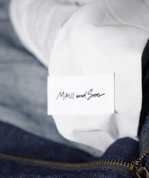 MAUI and Sons(マウイアンドサンズ)の「Maui & Sons / Santa Monica Wide Denim(デニムパンツ・メンズ・ブラック/ブルー/インディゴブルー・SMALL/MEDIUM/LARGE)」の16枚目の写真