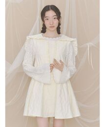 フリルセーラーミニワンピース