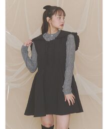 フリルセーラーミニワンピース