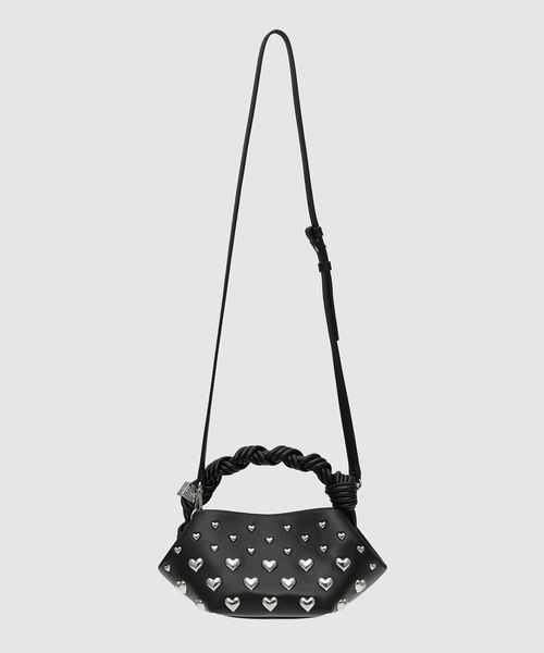GANNI（ガニー）の「Bou Mini Hearts（ショルダーバッグ・レディース・ブラック・ONE SIZE）」の3枚目の写真