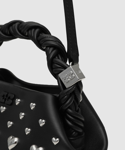 GANNI（ガニー）の「Bou Mini Hearts（ショルダーバッグ・レディース・ブラック・ONE SIZE）」の5枚目の写真