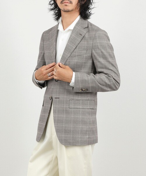 NOLLEY’S(ノーリーズ)の「《ビジカジ対応》ECO DRY JK 26AW(テーラードジャケット・メンズ・ブラウン系その他/グレー系その他・46/44/50/48)」の11枚目の写真