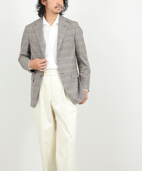 NOLLEY’S(ノーリーズ)の「《ビジカジ対応》ECO DRY JK 26AW(テーラードジャケット・メンズ・ブラウン系その他/グレー系その他・46/44/50/48)」の10枚目の写真