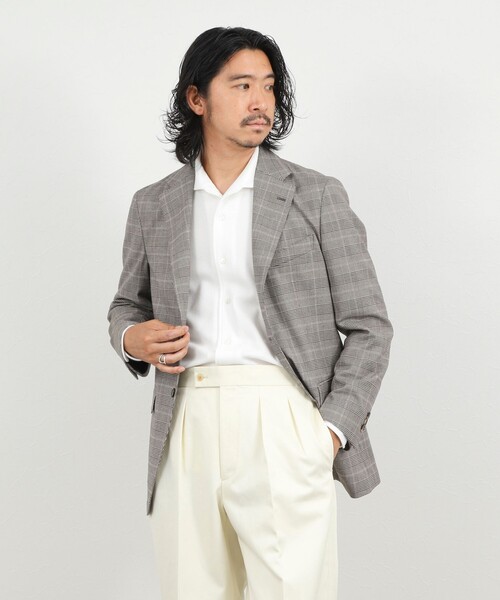 NOLLEY’S(ノーリーズ)の「《ビジカジ対応》ECO DRY JK 26AW(テーラードジャケット・メンズ・ブラウン系その他/グレー系その他・46/44/50/48)」の9枚目の写真