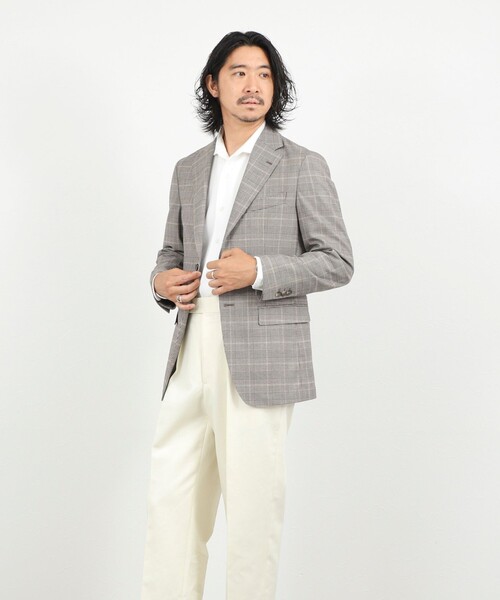 NOLLEY’S(ノーリーズ)の「《ビジカジ対応》ECO DRY JK 26AW(テーラードジャケット・メンズ・ブラウン系その他/グレー系その他・46/44/50/48)」の7枚目の写真