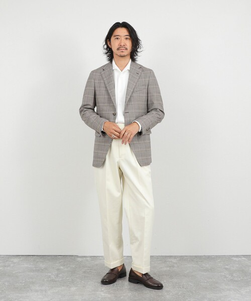 NOLLEY’S(ノーリーズ)の「《ビジカジ対応》ECO DRY JK 26AW(テーラードジャケット・メンズ・ブラウン系その他/グレー系その他・46/44/50/48)」の4枚目の写真