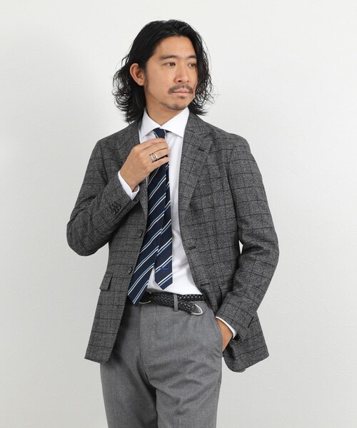 NOLLEY’S(ノーリーズ)の「《ビジカジ対応》ECO DRY JK 26AW(テーラードジャケット・メンズ・ブラウン系その他/グレー系その他・46/44/50/48)」の16枚目の写真