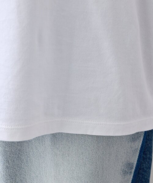PEAS(ピース)の「【PEAS】 スローガンTシャツ(Tシャツ/カットソー・レディース・ホワイト/ライトグレー/グリーン・FREE)」の11枚目の写真