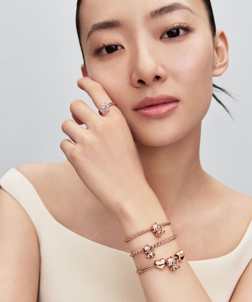 PANDORA(パンドラ)の「セレスチアル スパークリング サン リング(リング・レディース・ピンクゴールド・50/52/54/56/58/60/48)」の3枚目の写真
