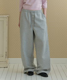 TT LOGO SWEATPANTS_MELANGE GREY