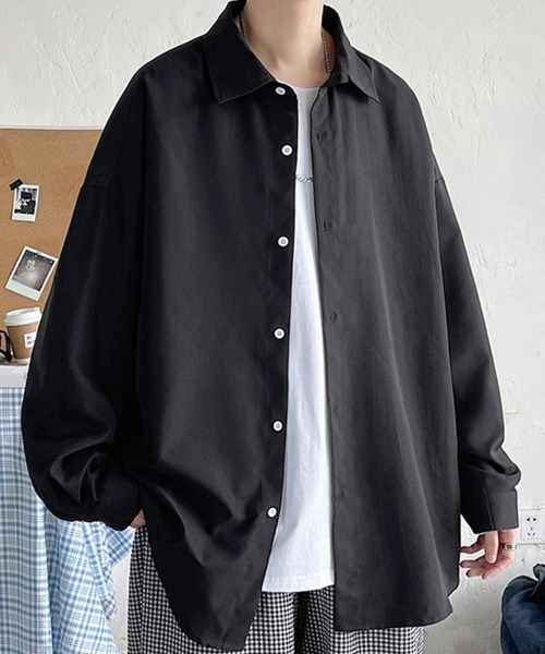 KELVIN（ケルヴァン）の「Essential Overshirt エッセンシャルオーバーシャツ（シャツ/ブラウス・メンズ・グレー/ブラック/ホワイト・MEDIUM/LARGE）」の16枚目の写真