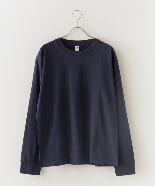 FRUIT OF THE LOOM（フルーツオブザルーム）の「FRUIT OF THE LOOM /フルーツオブザルーム 8.1oz ヘリテージロングスリーブTシャツ USAコットン クルーネック メンズ レディース 2026年秋冬 秋服（Tシャツ/カットソー・メンズ・ホワイト/ブラック/杢グレー/ネイビー・S/M/L/XL）」の21枚目の写真