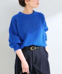 《追加2》【一部WEB限定カラーあり】手洗い可 / WOOLMIXクルーネックプルオーバー