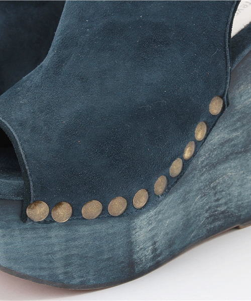 Jeffrey Campbell（ジェフリーキャンベル）の「ウェッジソールスウェードサンダル（サンダル・レディース・ブルー/カーキ・36/37/38）」の7枚目の写真