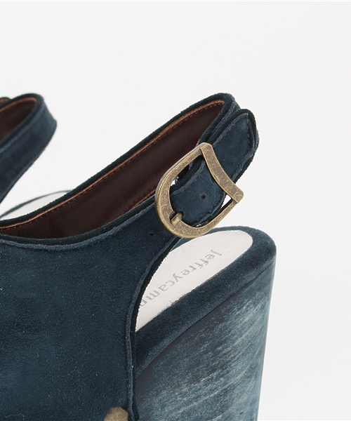 Jeffrey Campbell（ジェフリーキャンベル）の「ウェッジソールスウェードサンダル（サンダル・レディース・ブルー/カーキ・36/37/38）」の8枚目の写真