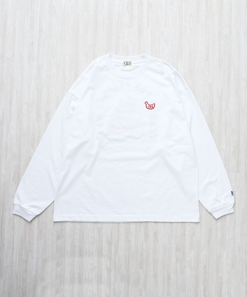 The Endless Summer（エンドレスサマー）の「TES BREMEN BUHI EMB  LONG SLEEVE BIG T-SHIRT / ロンT（Tシャツ/カットソー・メンズ・ブラウン/ブラック/ホワイト・XX-LARGE/MEDIUM/LARGE/X-LARGE/SMALL）」の7枚目の写真