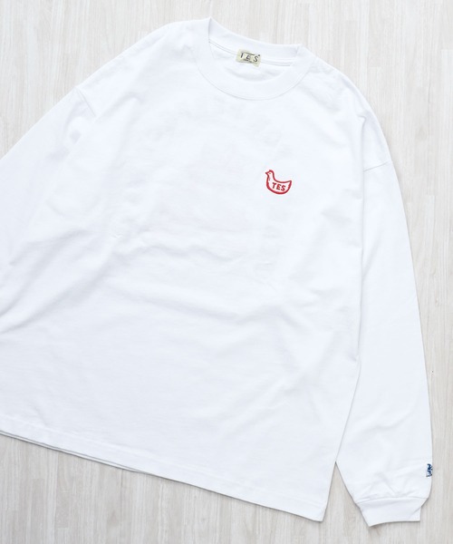 The Endless Summer（エンドレスサマー）の「TES BREMEN BUHI EMB  LONG SLEEVE BIG T-SHIRT / ロンT（Tシャツ/カットソー・メンズ・ブラウン/ブラック/ホワイト・XX-LARGE/MEDIUM/LARGE/X-LARGE/SMALL）」の5枚目の写真