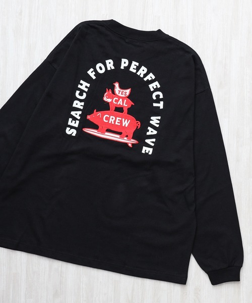 The Endless Summer（エンドレスサマー）の「TES BREMEN BUHI EMB  LONG SLEEVE BIG T-SHIRT / ロンT（Tシャツ/カットソー・メンズ・ブラウン/ブラック/ホワイト・XX-LARGE/MEDIUM/LARGE/X-LARGE/SMALL）」の11枚目の写真