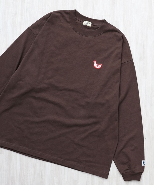 The Endless Summer（エンドレスサマー）の「TES BREMEN BUHI EMB  LONG SLEEVE BIG T-SHIRT / ロンT（Tシャツ/カットソー・メンズ・ブラウン/ブラック/ホワイト・XX-LARGE/MEDIUM/LARGE/X-LARGE/SMALL）」の15枚目の写真