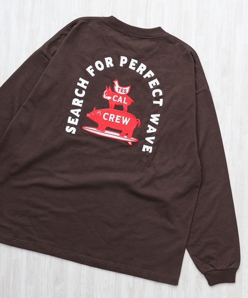 The Endless Summer（エンドレスサマー）の「TES BREMEN BUHI EMB  LONG SLEEVE BIG T-SHIRT / ロンT（Tシャツ/カットソー・メンズ・ブラウン/ブラック/ホワイト・XX-LARGE/MEDIUM/LARGE/X-LARGE/SMALL）」の16枚目の写真