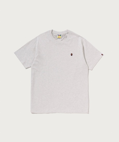 A BATHING APE(アベイシングエイプ)の「ONE POINT TEE(Tシャツ/カットソー・メンズ・ブラック/グレー/ブルー/ホワイト/イエロー・XX-LARGE/MEDIUM/LARGE/X-LARGE/SMALL)」の1枚目の写真