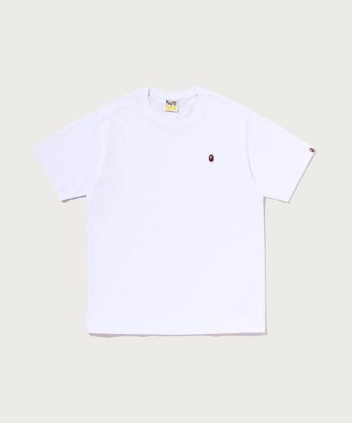 A BATHING APE(アベイシングエイプ)の「ONE POINT TEE(Tシャツ/カットソー・メンズ・ブラック/グレー/ブルー/ホワイト/イエロー・XX-LARGE/MEDIUM/LARGE/X-LARGE/SMALL)」の2枚目の写真