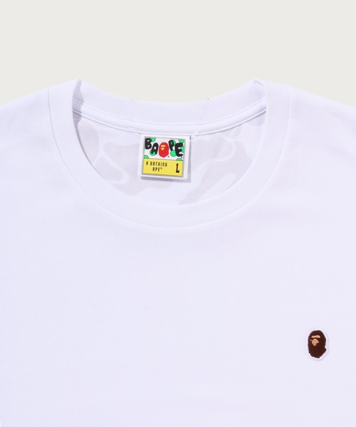 A BATHING APE(アベイシングエイプ)の「ONE POINT TEE(Tシャツ/カットソー・メンズ・ブラック/グレー/ブルー/ホワイト/イエロー・XX-LARGE/MEDIUM/LARGE/X-LARGE/SMALL)」の16枚目の写真
