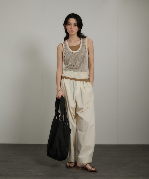 SALON adam et rope'(サロン アダム エ ロペ)の「【WEB限定】パフナイロントートバッグ 5(トートバッグ・レディース・ブラック・FREE)」の16枚目の写真