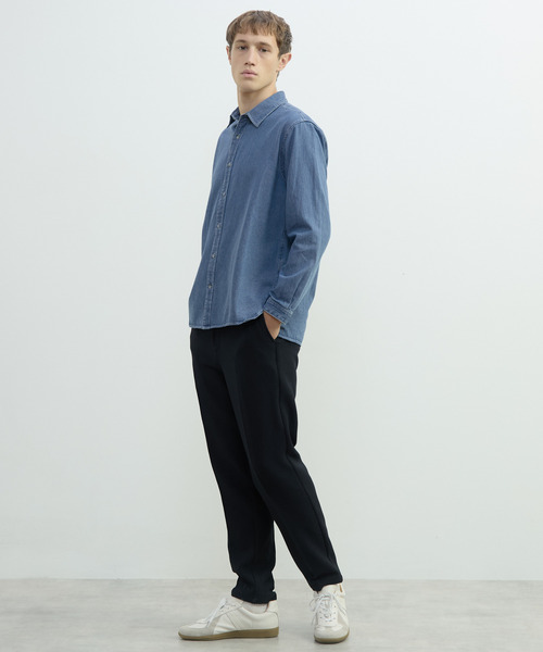 MEN'S MELROSE(メンズメルローズ)の「ヴィンテージデニムレギュラーシャツ(シャツ/ブラウス・メンズ・インディゴブルー/ブラック・4/3)」の19枚目の写真