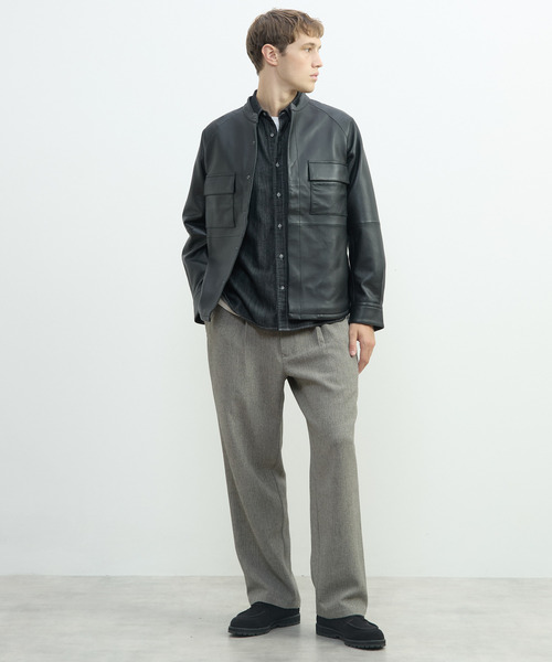 MEN'S MELROSE(メンズメルローズ)の「ヴィンテージデニムレギュラーシャツ(シャツ/ブラウス・メンズ・インディゴブルー/ブラック・4/3)」の6枚目の写真