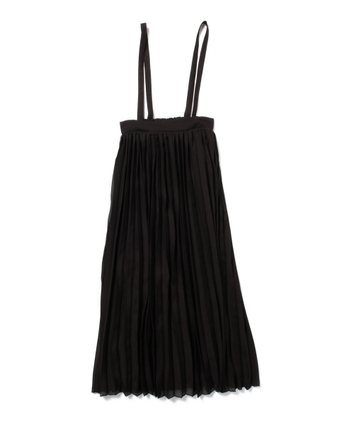 Ray BEAMS(レイビームス)の「◇【ラブリ着用】Ray BEAMS / サス付 プリーツ マキシスカート(スカート・レディース・ブラック/ネイビー・0/1)」の6枚目の写真