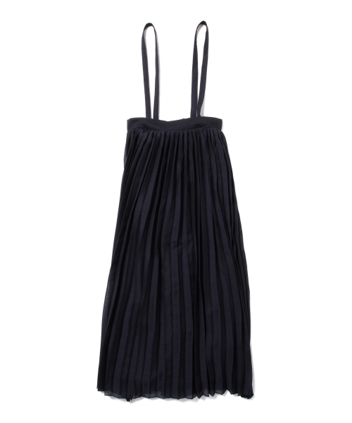 Ray BEAMS(レイビームス)の「◇【ラブリ着用】Ray BEAMS / サス付 プリーツ マキシスカート(スカート・レディース・ブラック/ネイビー・0/1)」の8枚目の写真